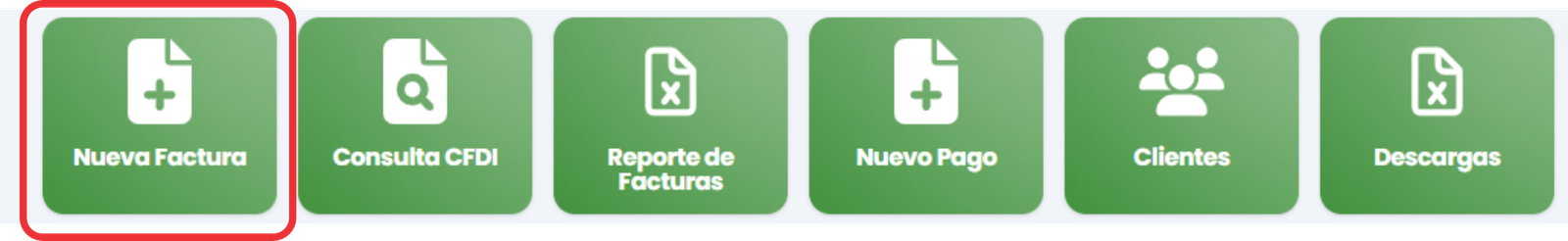 Abrir el módulo de Facturación